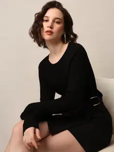 ONLY Women Ribbed Pullover Sweaters