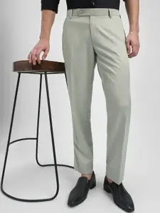 Dennis Lingo Men Formal Mid-Rise Trousers