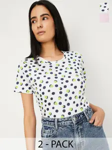 Max Women Pack of 2 Assorted T-shirts