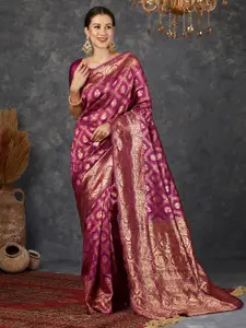KALINI Ethnic Motifs Zari Banarasi Saree