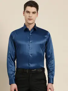 Hancock Men Slim Fit Opaque Formal Shirt