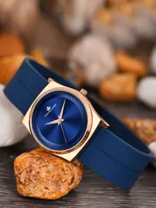 Franklord Women Brass Dial & Bracelet Style Straps Analogue Watch F-120 BURL