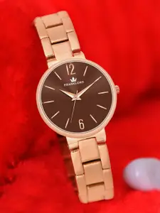 Franklord Women Round Dial Bracelet Style Straps Analogue Watch F-127 BWRL