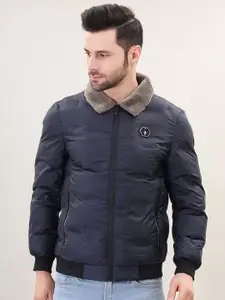 Camey Men Camouflage Longline Puffer Jacket