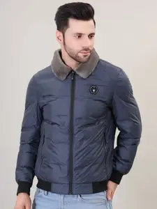 Camey Men Camouflage Longline Padded Jacket