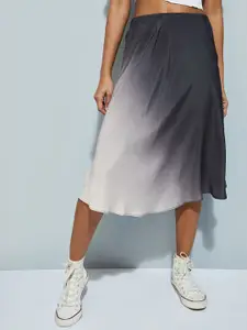 max URB_N Women Ombre A-Line Skirt