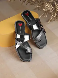 Metro Women One Toe Flats with Bows