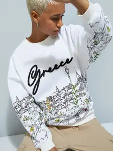 max URB_N Women Graphic Printed Sweatshirt
