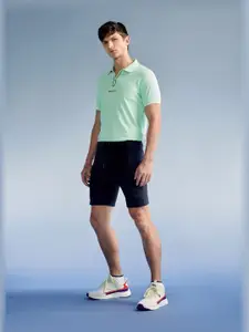 U.S. Polo Assn. Men Typography Printed Polo Collar Slim Fit T-Shirt