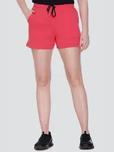 CUPID Women Solid Cotton Above Knee Mid-Rise Regular Shorts