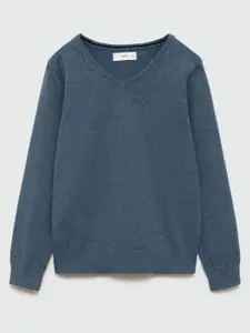 Mango Kids Boys V-Neck Pullover