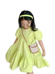 StyleCast x Revolte Girls Puff Sleeve Empire Dress