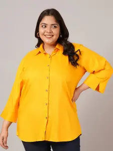 VINAAN Women Solid Opaque Casual Shirt