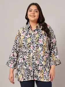 VINAAN Women Floral Opaque Printed Casual Shirt