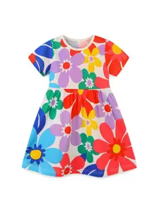 StyleCast Girls Floral Print A-Line Dress