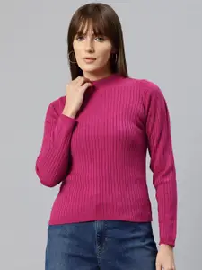 Pierre Carlo Acrylic Ribbed Pullover