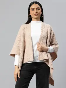 Pierre Carlo Cable Knit Front Open Sweater