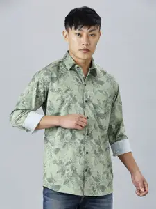 TRYBUY.IN Men Standard Floral Printed Opaque Casual Shirt