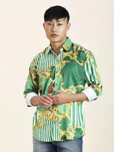 TRYBUY.IN Men Standard Floral Opaque Printed Casual Shirt
