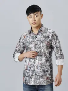 TRYBUY.IN Men Standard Opaque Printed Casual Shirt