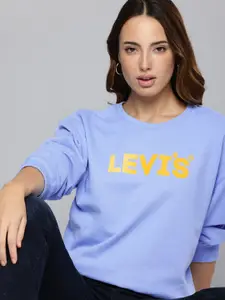 Levis Pure Cotton Brand Logo Printed Sweatshirt