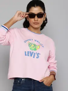 Levis Pure Cotton Brand Logo Printed Sweatshirt