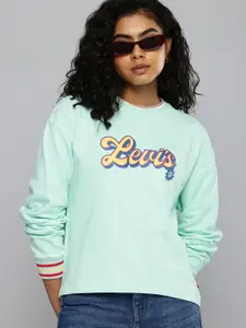 Levis Pure Cotton Brand Logo Printed Sweatshirt