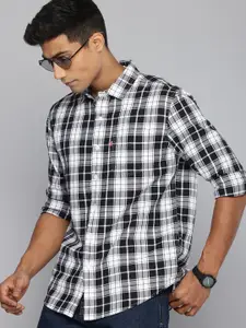 Levis Pure Cotton Slim Fit Checked Casual Shirt