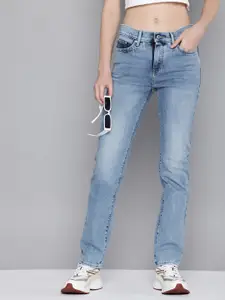 Levis Women 312 Slim Shaping Fit Heavy Fade Stretchable Jeans