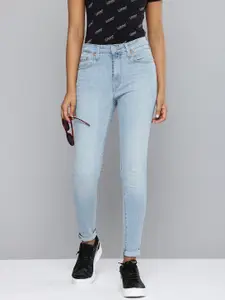 Levis Women 721 Skinny Fit High-Rise Light Fade Stretchable Jeans