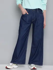 Levis Women Pure Cotton Baggy Dad Fit Wide Leg High-Rise Jeans