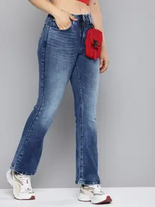 Levis Women 726 Flared High-Rise Light Fade Stretchable Jeans