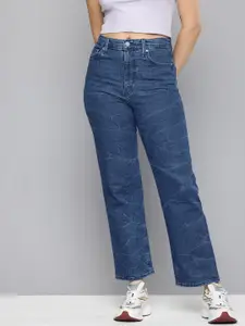 Levis Women Straight Fit High-Rise Stretchable Jeans