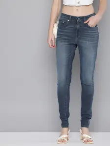Levis Women 721 Skinny Fit High-Rise Light Fade Stretchable Jeans