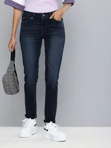 Levis Women 711 Skinny Fit Light Fade Stretchable Jeans