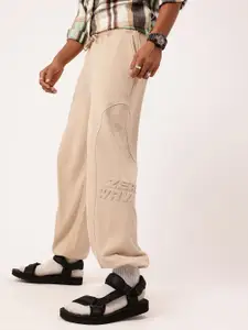 Kook N Keech Men Cotton Terry Relaxed Fit Joggers