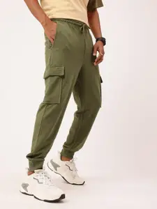 Kook N Keech Men Cotton Terry Relaxed Fit Joggers
