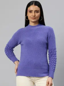 Pierre Carlo Turtle Neck Ribbed Pullover