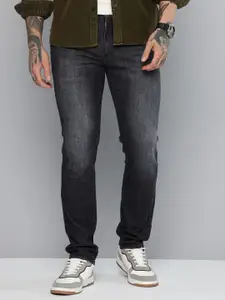 Levis Men Slim Fit Low Distress Light Fade Stretchable Jeans