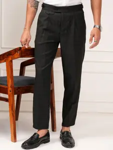 HIGHLANDER Men Slim Fit Pleated Trousers