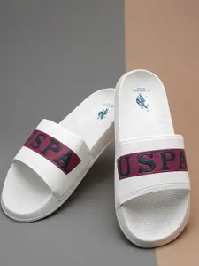 U.S. Polo Assn. Men Harvey Printed Sliders