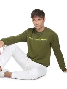 Flying Machine Men Round Neck Sweatshirt