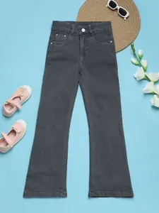 V-Mart Girls Highly Distressed Stretchable Mid-Rise Jeans