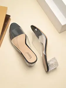 KARADDI Black Confortable & Lightweight Heels