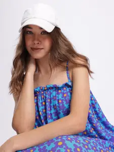 DressBerry Ruffles Floral Printed A-line Dress