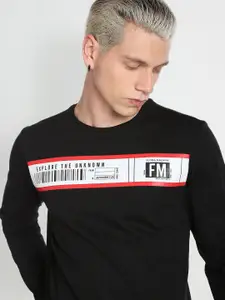 Flying Machine Men Printed Sweatshirt