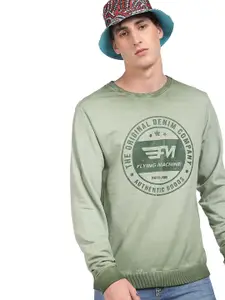 Flying Machine Men Printed Sweatshirt