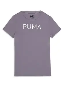 Puma Girls Printed Cotton Short Sleeve T-Shirts
