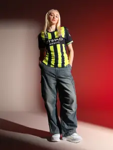 Puma Mcfc Away Jersey Replica Printed Football Jersey