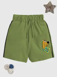 YK X Minute Mirth Boys Pure Cotton Scooby-Doo Printed Shorts